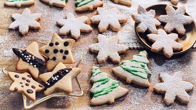 Galletas de mantequilla navideñas - Cocina Fácil