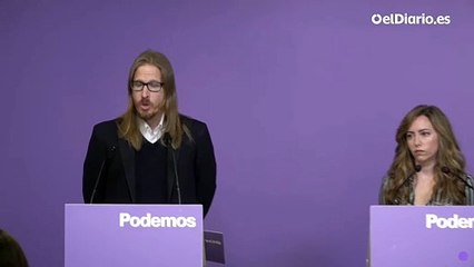 Podemos asegura que no tuvo conocimiento de los comportamientos de Errejón cuando formaba parte de partido