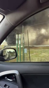 Corigliano Rossano, incendio nel cantiere del nuovo ospedale della Sibaritide: fiamme visibili da diversi chilometri di distanza