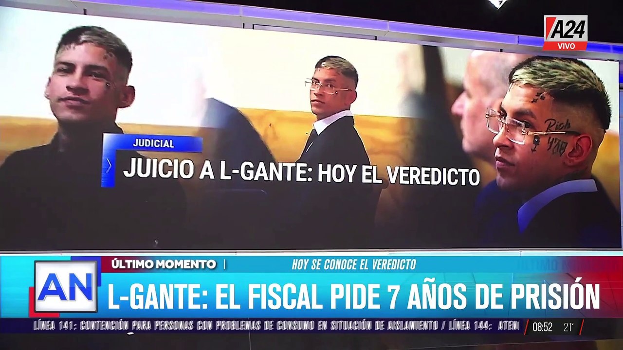 Sentencia inminente para L-Gante: ¿Podría quedar nuevamente preso?