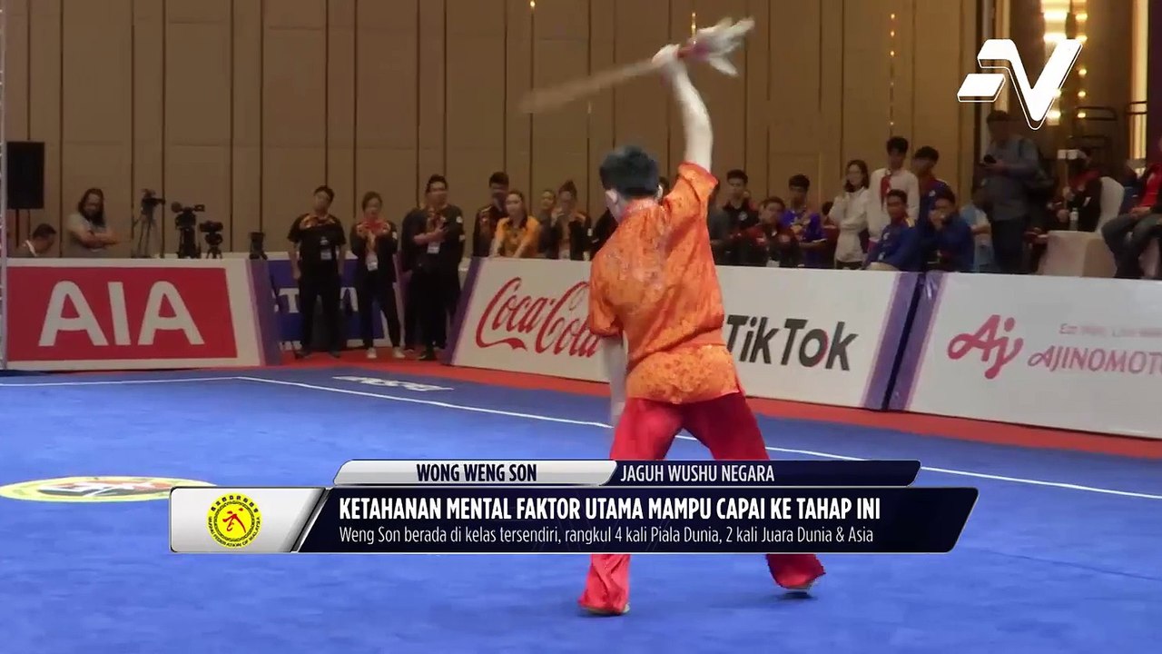 Kejohanan Wushu Dunia Taolu 2024 medan terakhir Wong Weng Son sebelum bersara