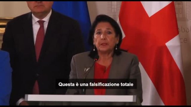 Presidente Georgia: Riconoscere elezioni è sottomettersi a Russia