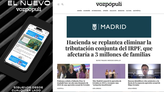 El nuevo Vozpópuli en tu móvil