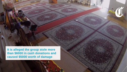 Burglars steal cash donations and safe from Florey temple