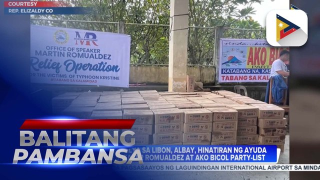 Pagtulong ng Kamara sa mga biktima ng Bagyong #KristinePH, patuloy