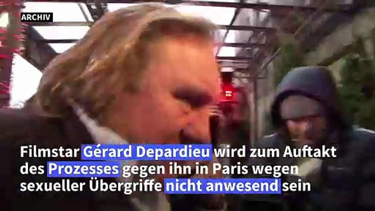 Prozess gegen Depardieu wegen Übergriffen in Abwesenheit des Angeklagten