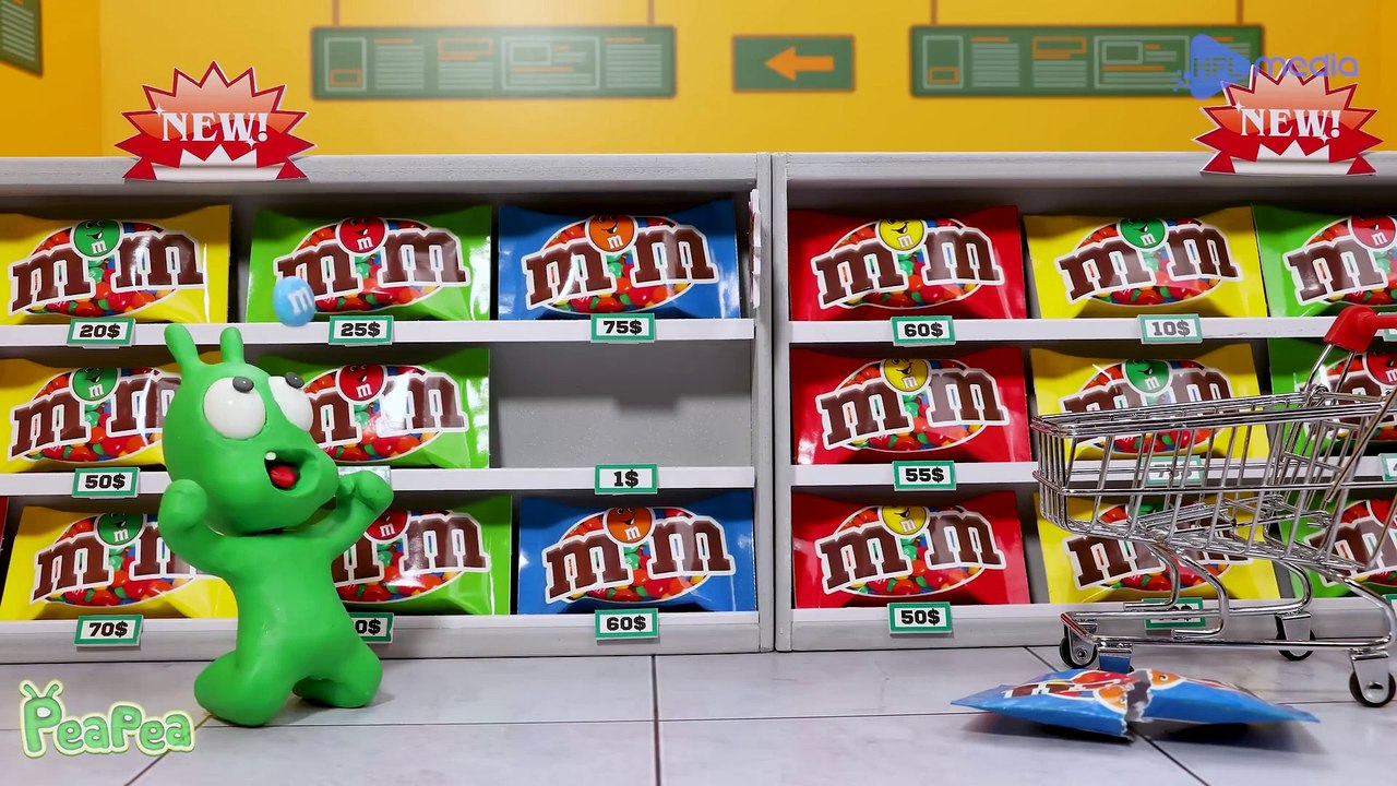 PeaPea and The Secret Room Hiding His Food - Challenge for Kids - PeaPea Cartoon