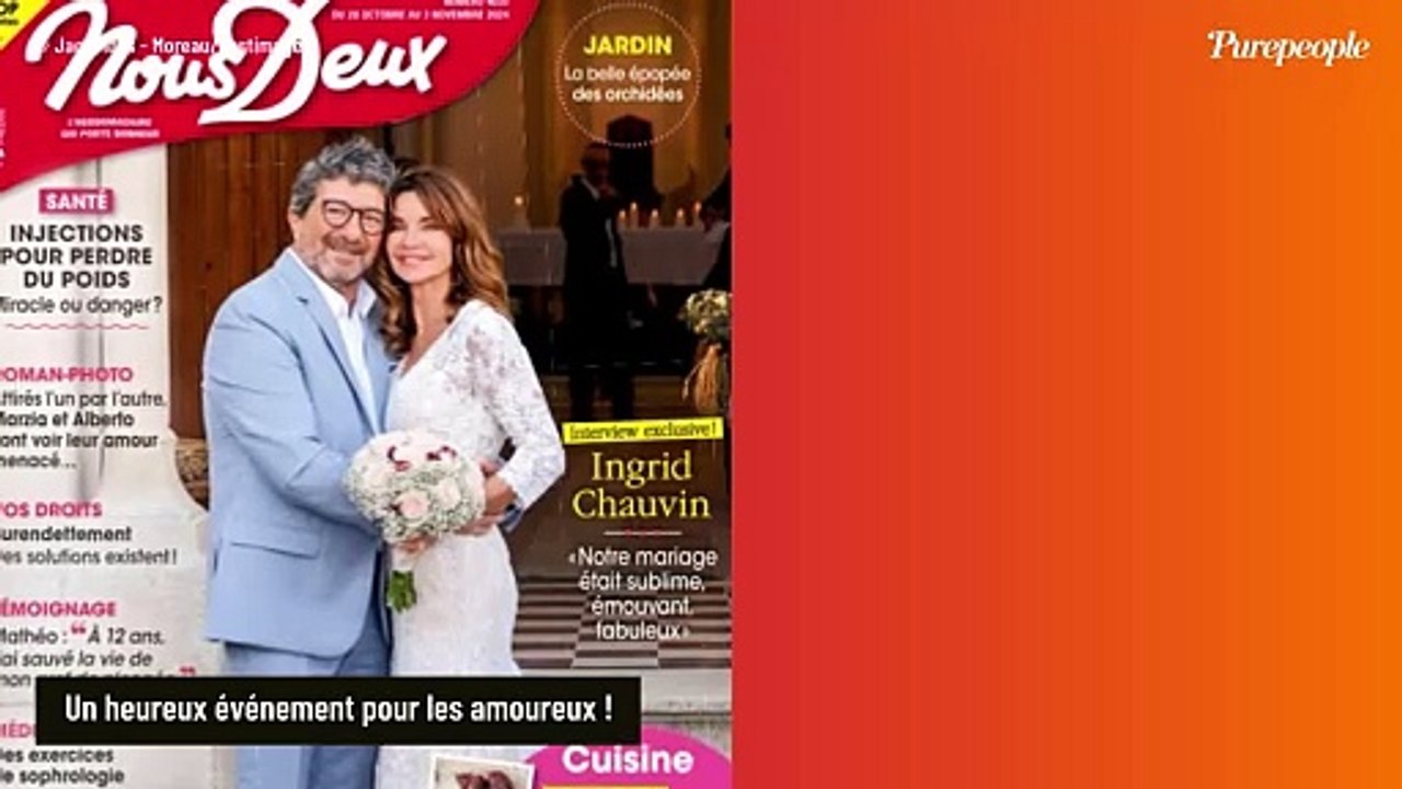 "C'est totalement faux !" : Après son mariage avec Philippe Warrin, Ingrid Chauvin fait une mise au point nécessaire