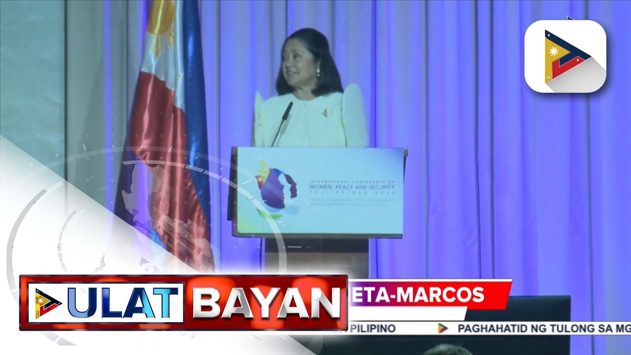 FL Liza Marcos, pinangunahan ang pagbubukas ng International Conference on Women, Peace and Security sa Pasay City