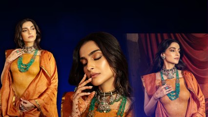 Sonam Kapoor Viral Pics: Actress ने दिवाली से पहले मुल्तानी मिट्टी से बनी चोली पहनकर Stunning अवतार