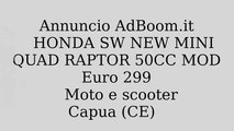 HONDA SW NEW MINI QUAD RAPTOR 50CC MOD