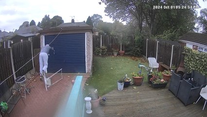 Man Falls from Ladder While Fixing Garage Roof