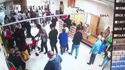 Deprem paniği böyle görüntülendi