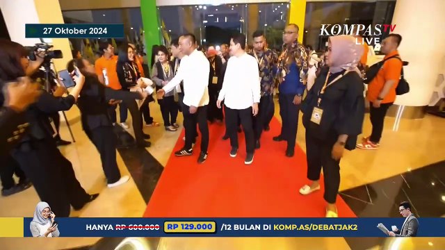 [FULL] Tiba di Lokasi, Ridwan Kamil, Pongrekun dan Pramono soal Persiapan Debat Kedua Pilgub Jakarta