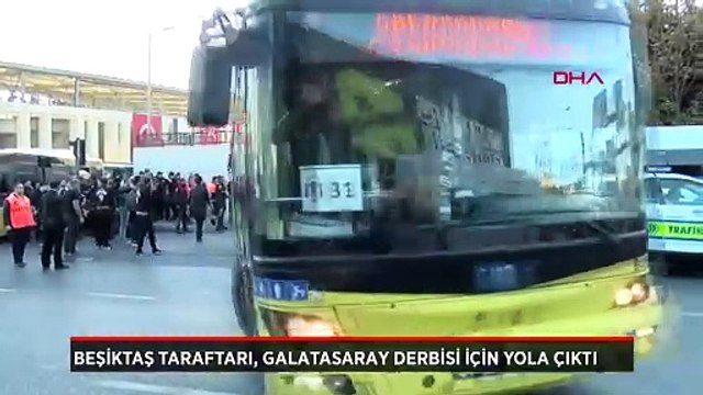 Beşiktaş taraftarı, Galatasaray derbisi için yola çıktı