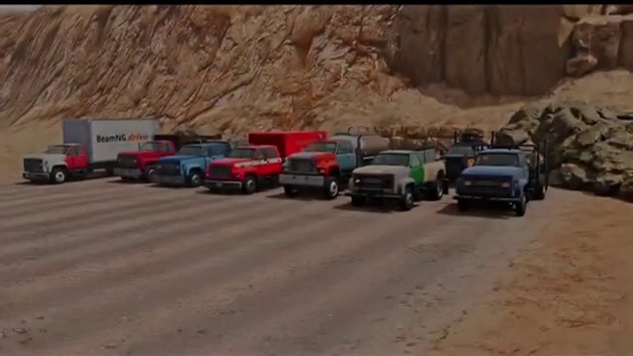 BeamNG Drive - Racing & Crashing On The Long Wavy Desert Road 2024