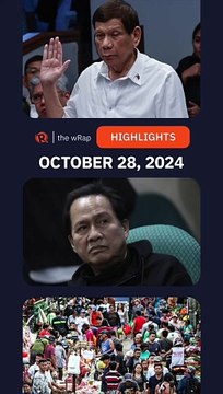 Today's headlines: Rodrigo Duterte, Apollo Quiboloy, Filipinos' quality of life | The wRap | October 28, 2024
