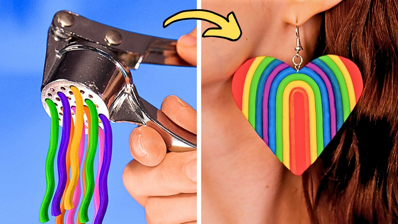 IDÉES FACILES DE BIJOUX DIY CRÉATIONS EN ARGILE POLYMÈRE ET RÉSINE ÉPOXY ! 