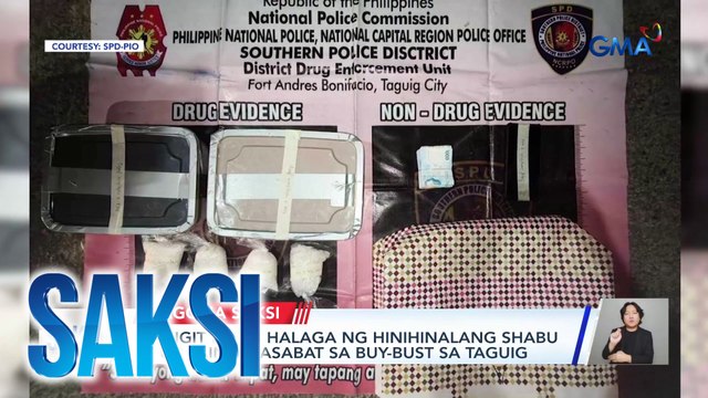 Mahigit P30-M halaga ng hinihinalang shabu at cocaine, nasabat sa buy-bust sa Taguig | Saksi