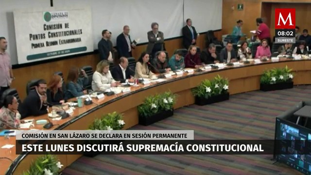 Comisión de Puntos Constitucionales en San Lázaro se declaró en sesión permanente
