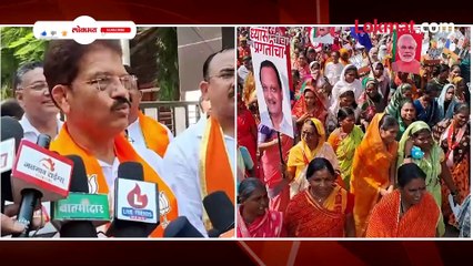 जळगावात भाजपचे उमेदवार सुरेश भोळेंचा अर्ज दाखल