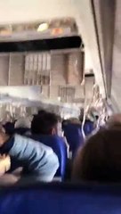 Esplode uno dei motori dell'ala del Boeing durante il volo da New York a Dallas