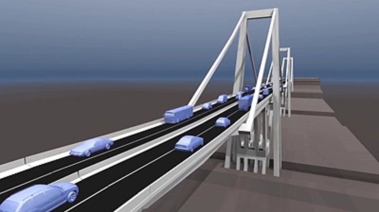 Ponte Morandi, le immagini sulla simulazione del crollo sono impressionanti