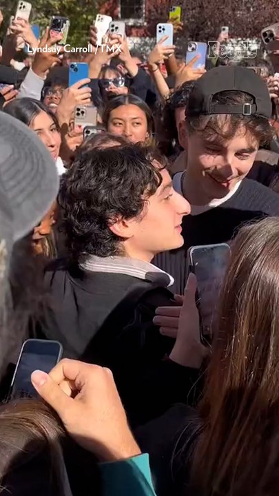 Timothée Chalamet Crashes the Timothée Chalamet  Lookalike Contest in N.Y.C.