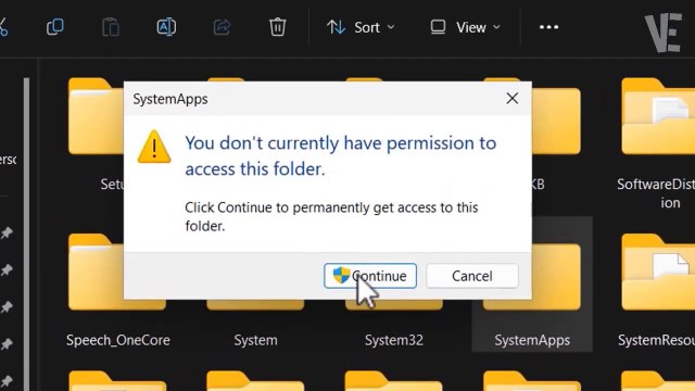 Solved - You don't currently have permission to access this folder in Windows 11 / 10 / 8 / 7