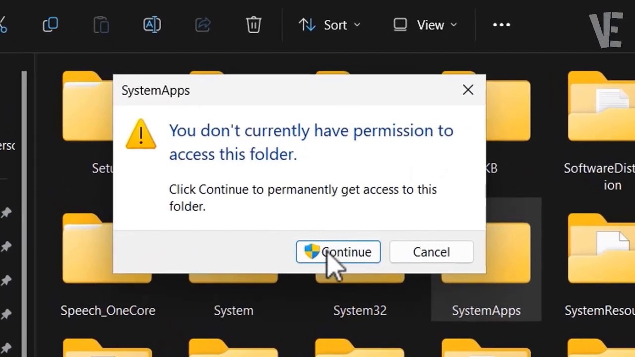 Solved - You don't currently have permission to access this folder in Windows 11 / 10 / 8 / 7