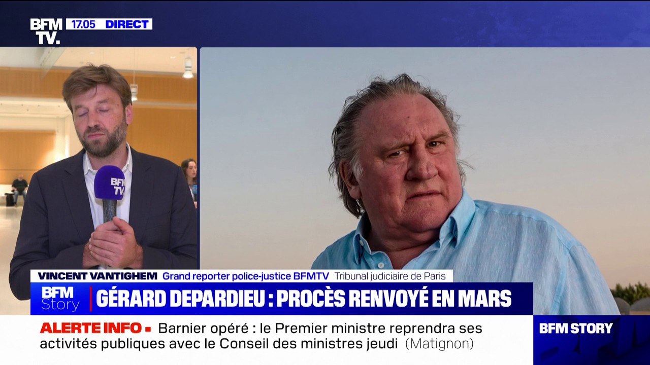 Procès de Gérard Depardieu: le renvoi en 2025 plébiscité par toutes les parties