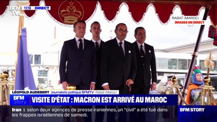 Emmanuel Macron est arrivé au Maroc pour une visite d'État de trois jours