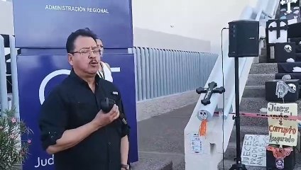 Magistrado Óscar Javier Sánchez emite mensaje previo al reinicio de labores en Hermosillo.