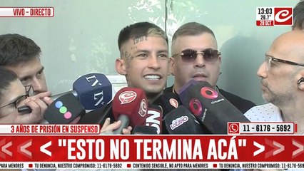 L-Gante rompió el silencio tras su condena: "Yo soy inocente"