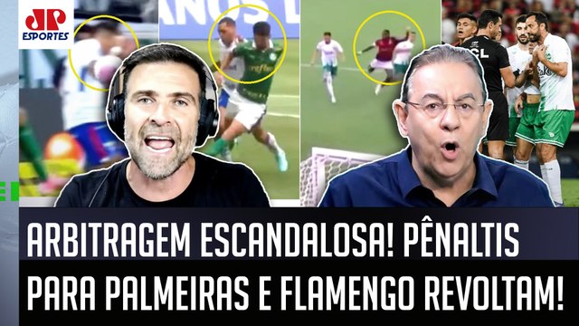 A ARBITRAGEM tá DESTRUINDO o FUTEBOL BRASILEIRO! Cara, esses PÊNALTIS pra Palmeiras e Flamengo...