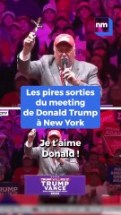 Les pires sorties du meeting de Donald Trump à New York