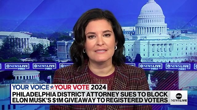 Philadelphia DA sues Elon Musk over $1 million voter giveaway
