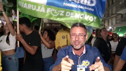 Farid Madi é eleito no Guarujá, confira como foi a comemoração