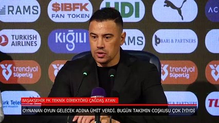 Çağdaş Atan: Oynanan oyun gelecek adına ümit verdi