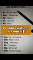 15 abbreviations in French|Improve your French with us #apprendrelefrançais