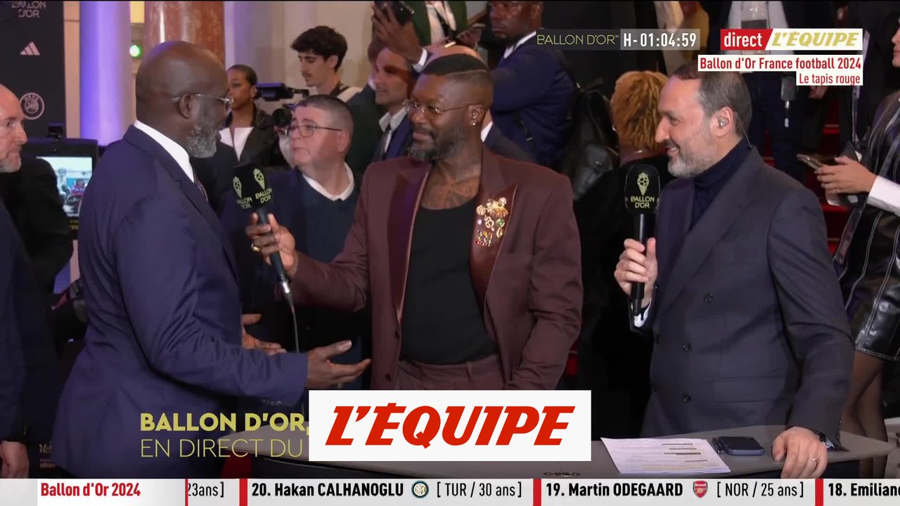 Weah : « Le Ballon d'Or comme un tremplin vers la paix » - Foot - Ballon d'Or