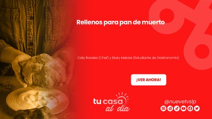 Rellenos para Pan de Muerto
