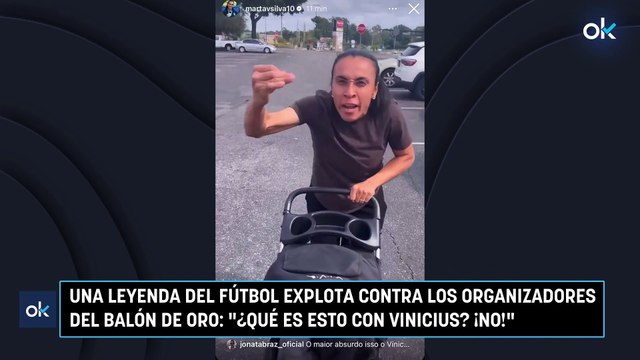 Una leyenda del fútbol explota contra los organizadores del Balón de Oro- ¿Qué es esto con Vinicius? ¡No!