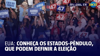 Os estados-pêndulo, que podem definir o próximo presidente dos Estados Unidos