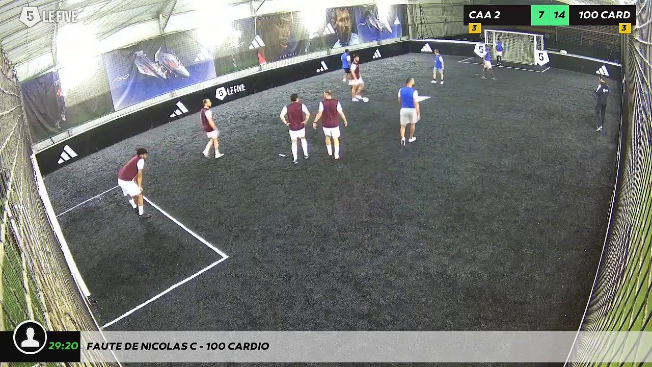 Faute de Nicolas C - 100 Cardio