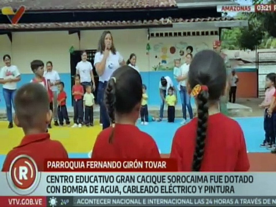 Bricomiles recupera infraestructura del C.E.I.N "Gran Cacique Sorocaima" en el estado Amazonas