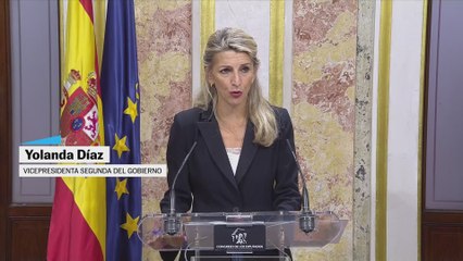 Yolanda Díaz reconoce que Sumar ha llegado "tarde" con el caso de Errejón y pide disculpas