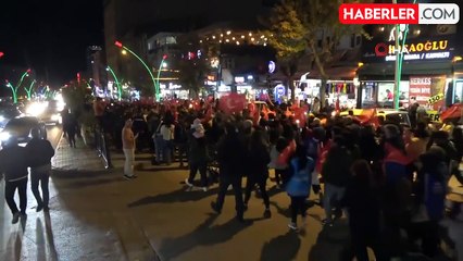 Muş'ta Fener Alayı Yürüyüşü yapıldı