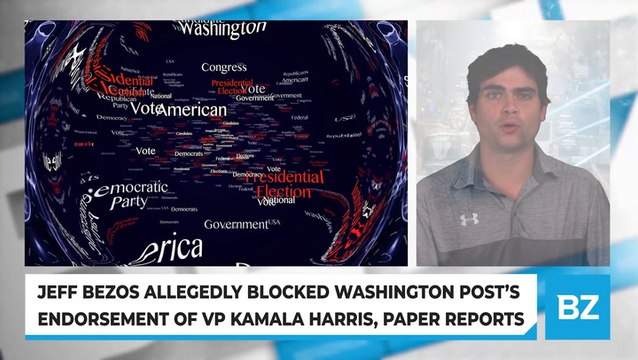 Jeff Bezos Allegedly Blocked Washington Post's Endorsement Of VP Kamala Harris, Paper Reports