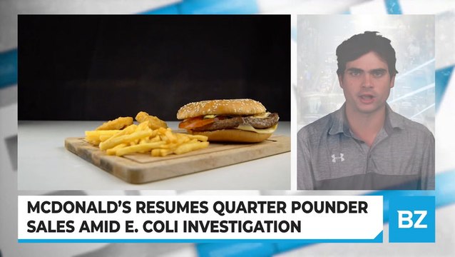 McDonald's Resumes Quarter Pounder Sales Amid E. Coli Investigation